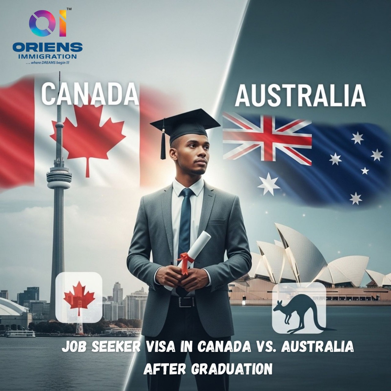 Job Seeker Visa in Canada vs. Australia After Graduation